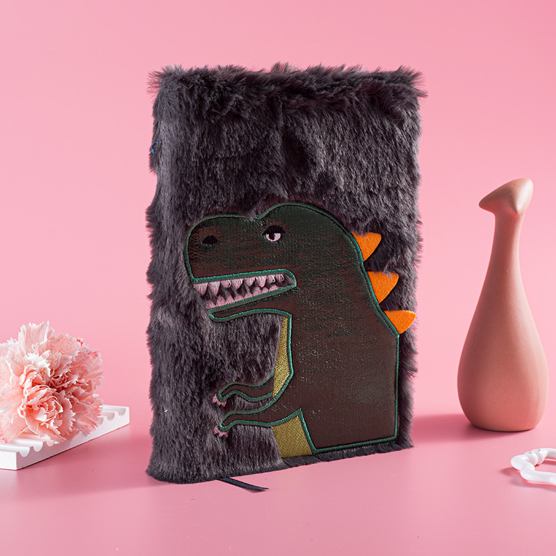 A5 Kawaii Plush Dinosaur Notebook