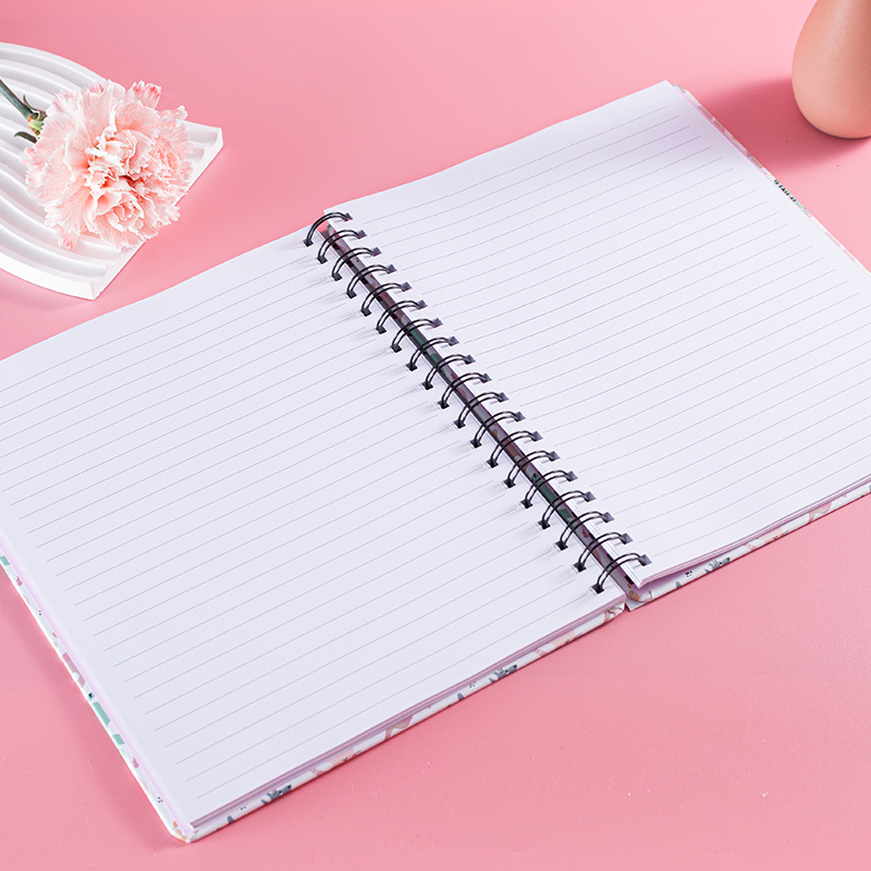 Cute Pink Cats Pattern Spiral Notebook