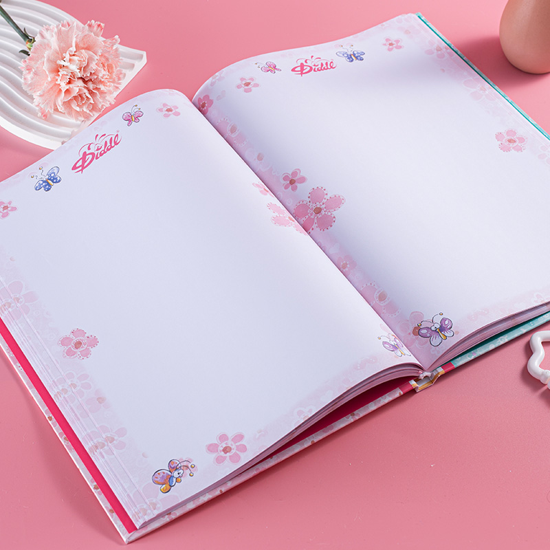 Kids Cute Cartoon Hardcover Notebook Diary