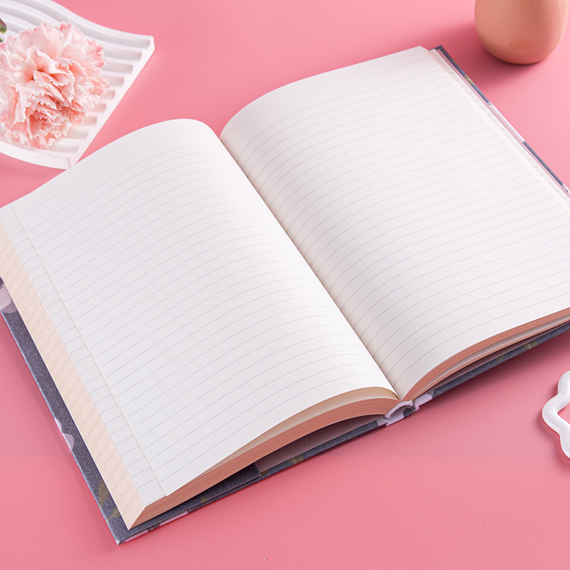 Lined Journal with Removable Fabric Pencil Pouch