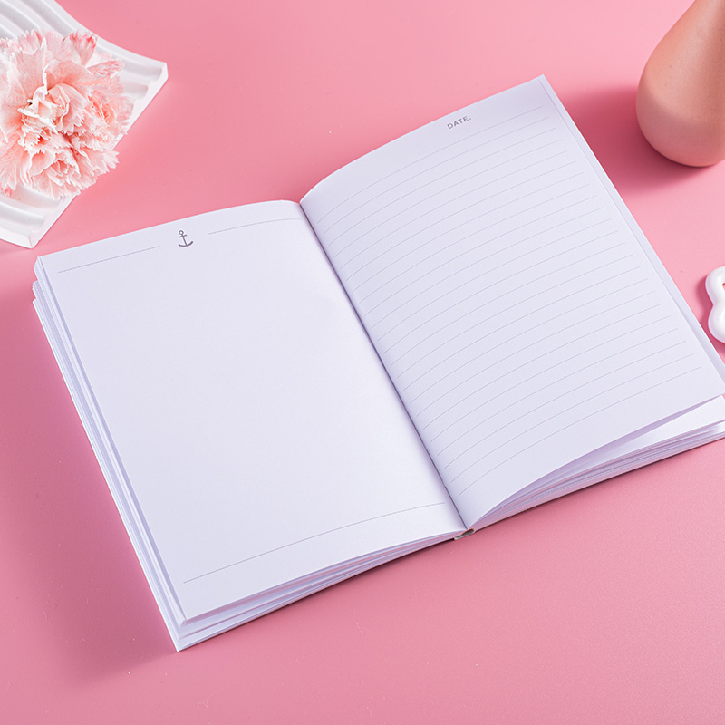 Hibiscus Flower Printing  Journal Notebook