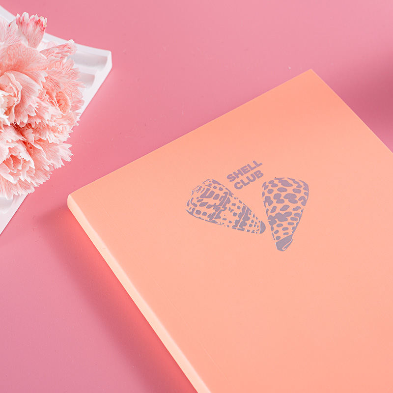 Nectarine Cone Shell Printing Notebook