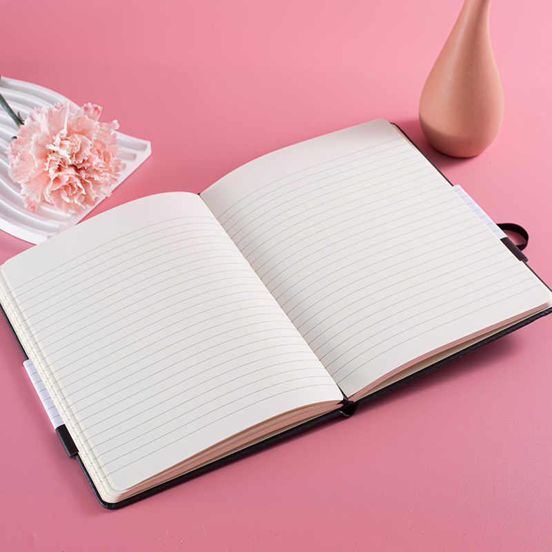 Business Hardcover Journal Notebook with Elastic Strap