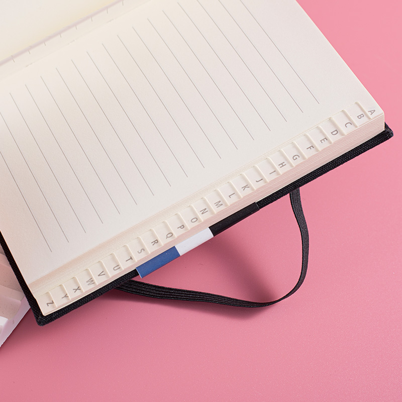 A6 Alphabetical A-Z Index Lined Notebook