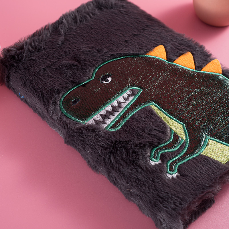 A5 Kawaii Plush Dinosaur Notebook
