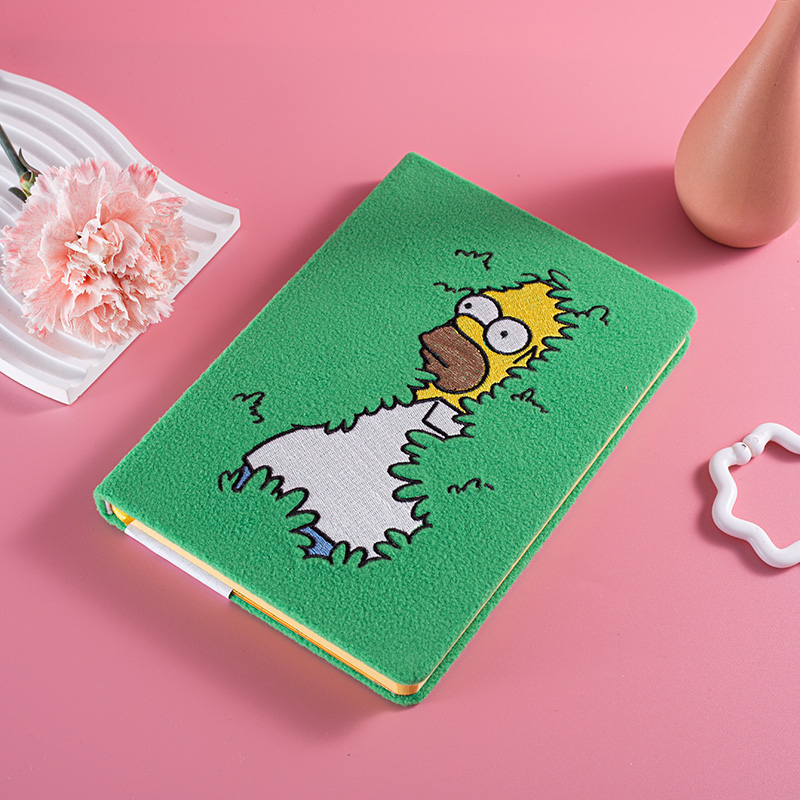 The Simpsons Embroidered  A5 Premium Notebook