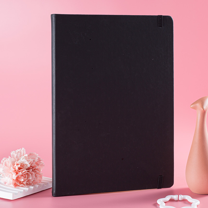 PU Leather Journal Notebook with Elastic Closure