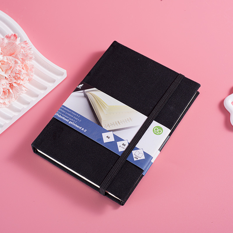 A6 Alphabetical A-Z Index Lined Notebook