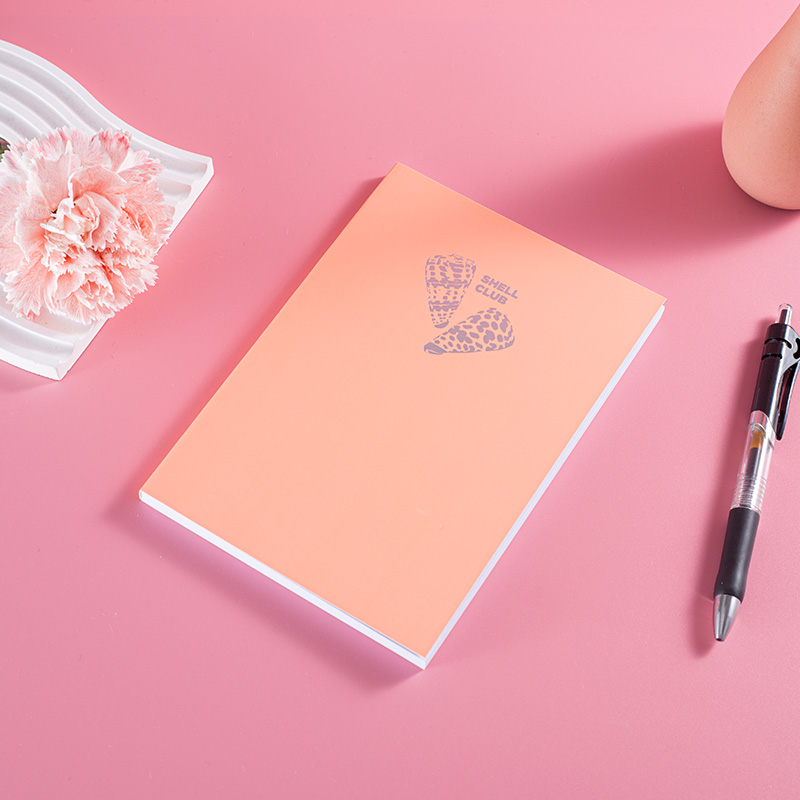 Nectarine Cone Shell Printing Notebook