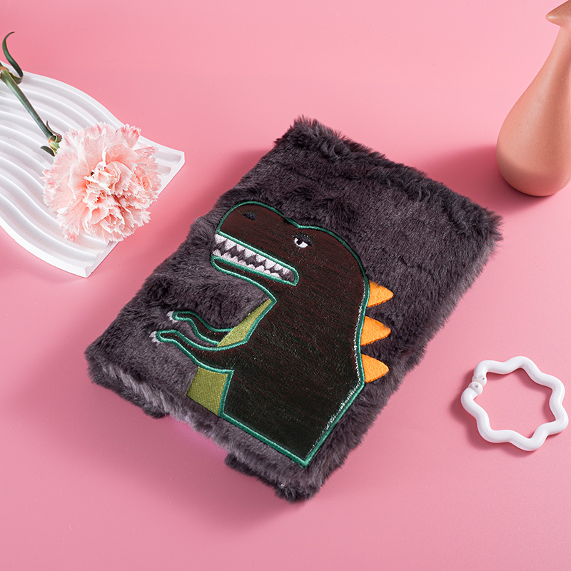 A5 Kawaii Plush Dinosaur Notebook