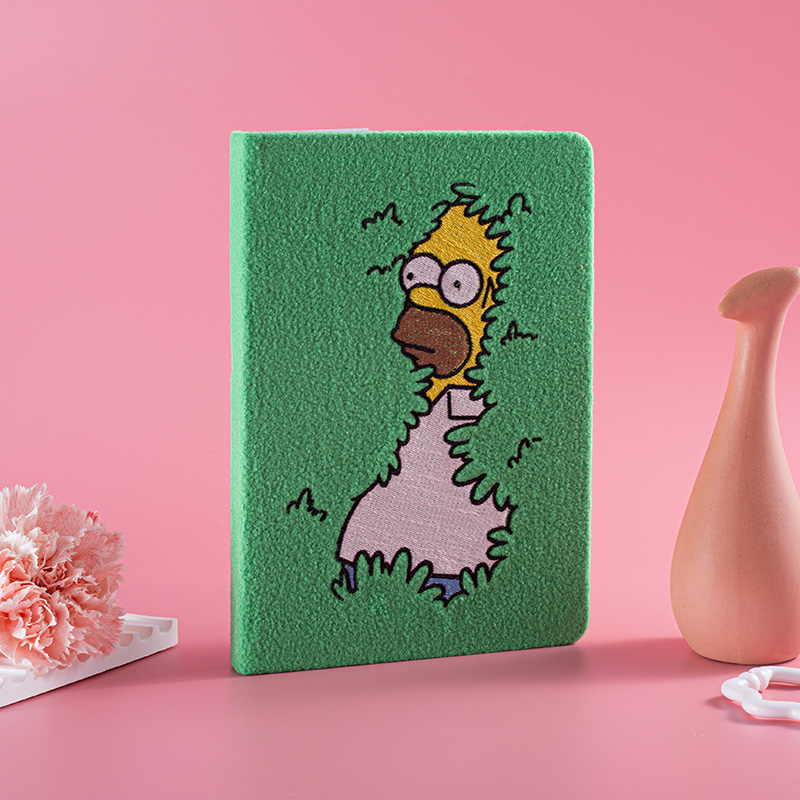 The Simpsons Embroidered  A5 Premium Notebook