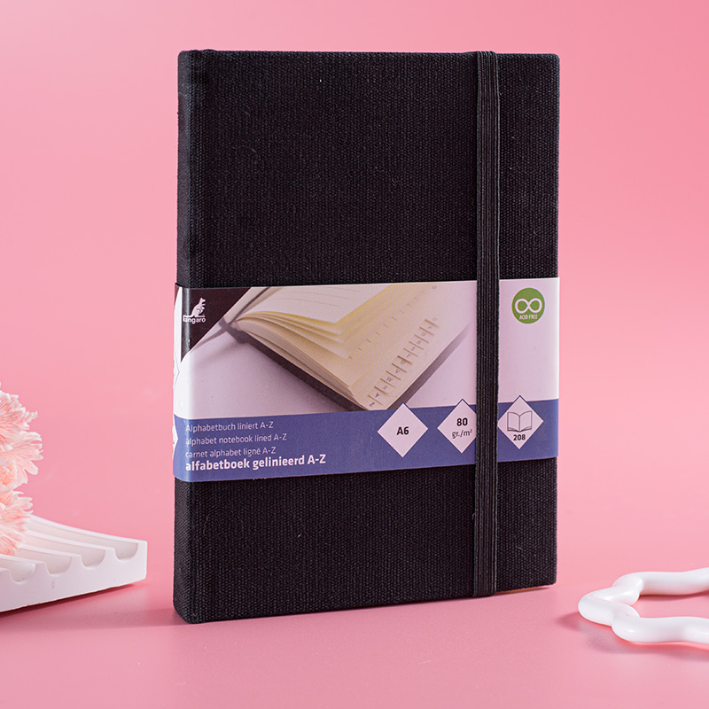 A6 Alphabetical A-Z Index Lined Notebook