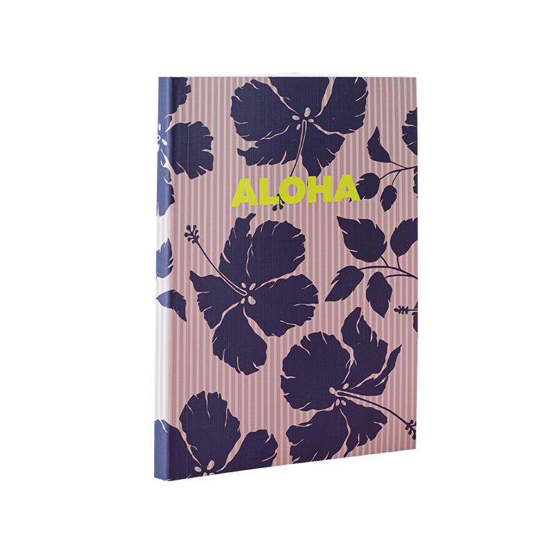 Hibiscus Flower Printing  Journal Notebook
