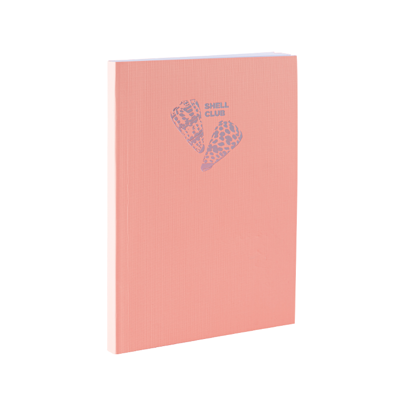 Nectarine Cone Shell Printing Notebook