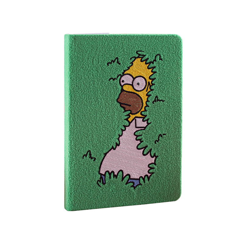 The Simpsons Embroidered  A5 Premium Notebook