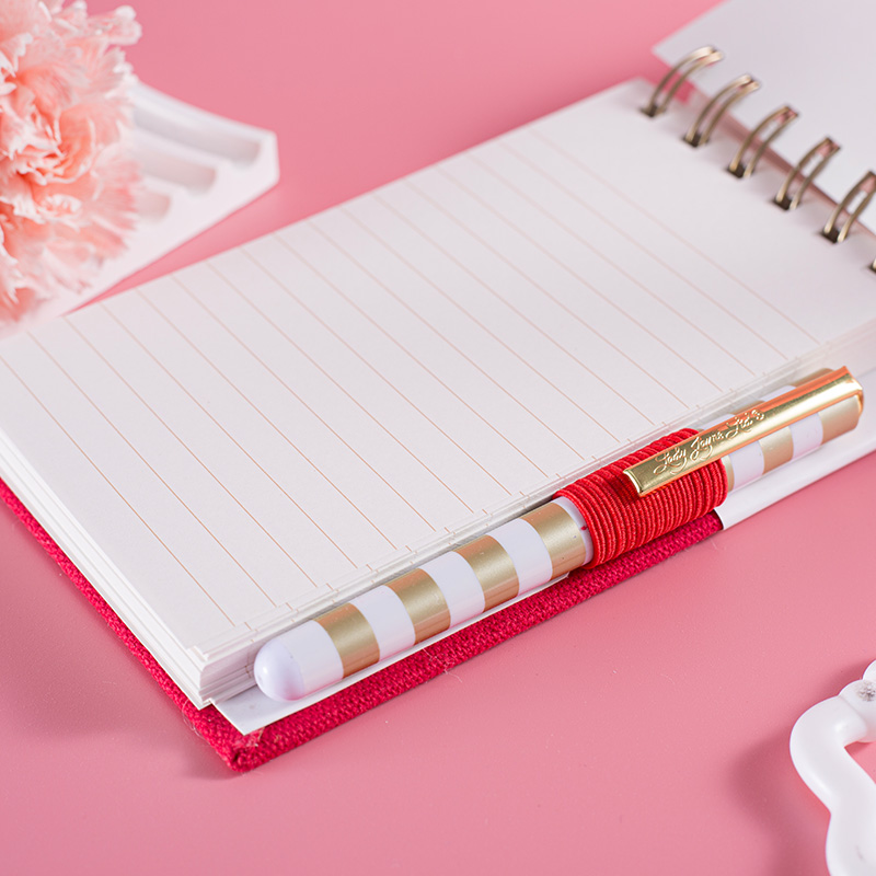 Plush Christmas Gingerbread Man Spiral Notepad