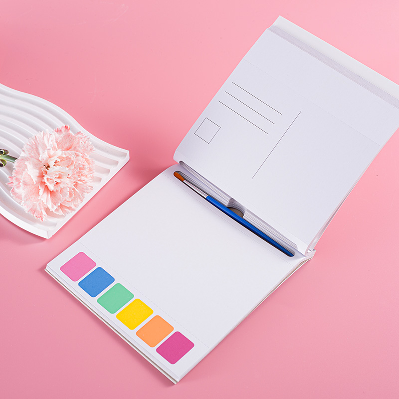 Creative Watercolor Postcard Paint Book