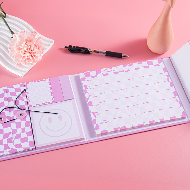 52 Weekly Organizer Sticky Notes Note Pad Accordion Envelope