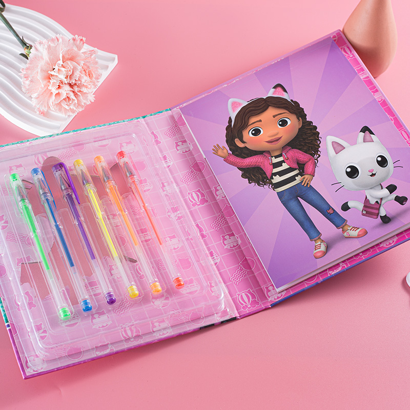Coloring Set with 6 Gel Pens