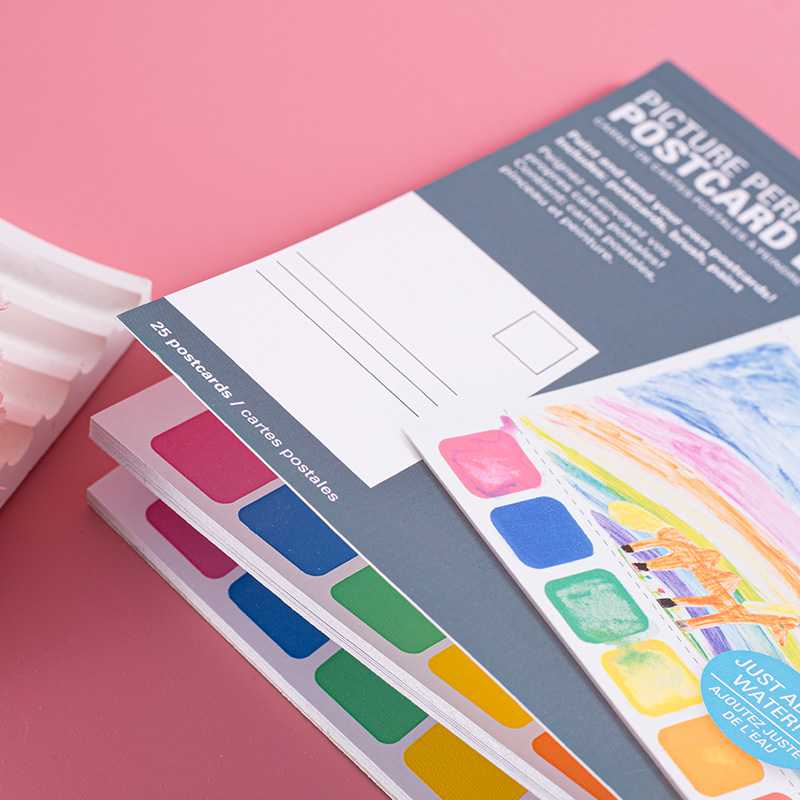 Creative Watercolor Postcard Paint Book