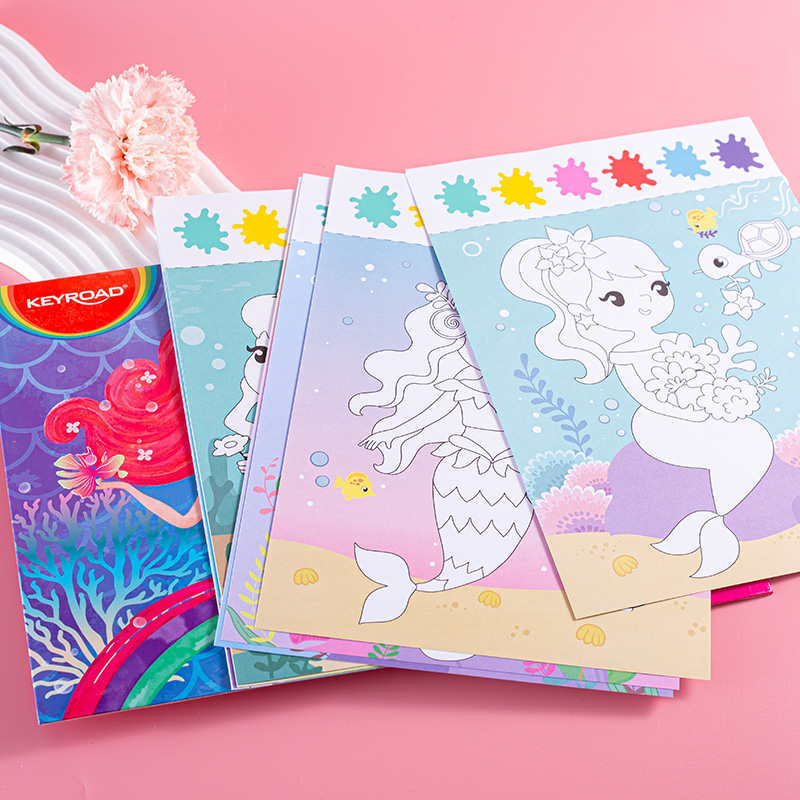 11Pcs Mermaid Water Colouring Paint Set