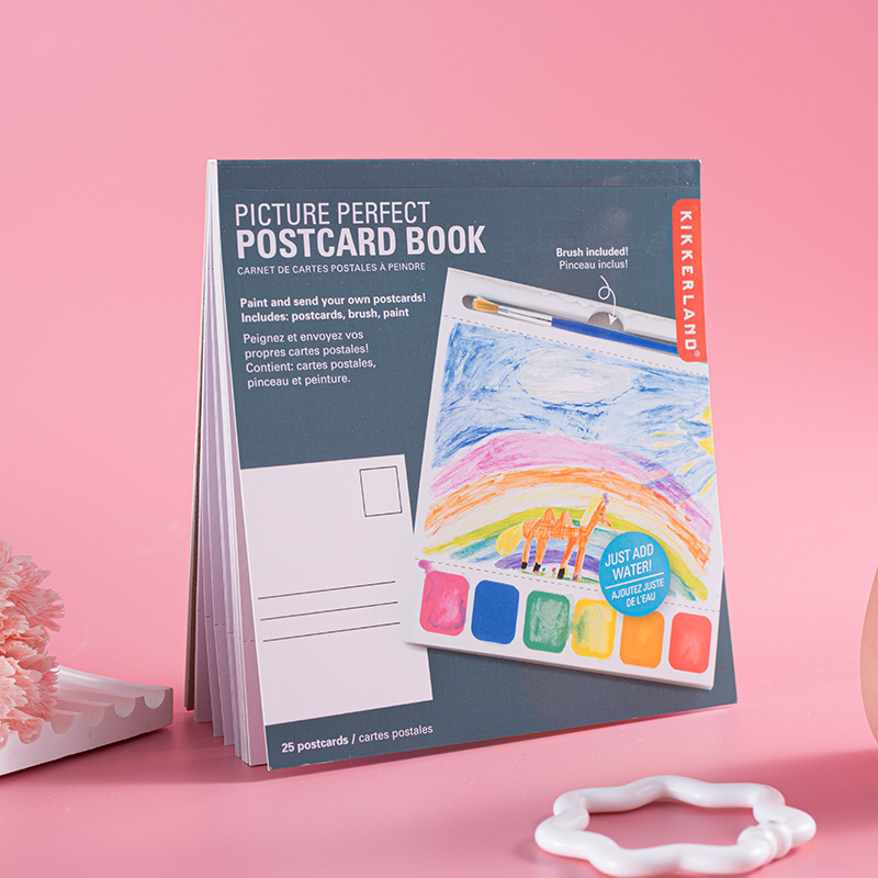 Creative Watercolor Postcard Paint Book