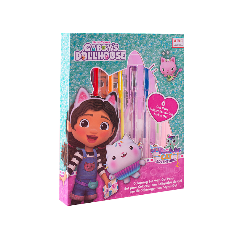 Coloring Set with 6 Gel Pens