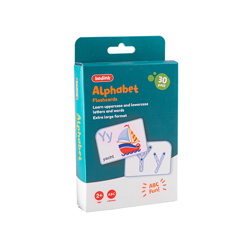 30 Pack Large Alphabet ABC Flash Cards
