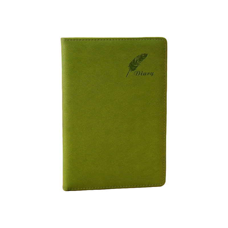 Fresh Green PU Leather Notebook