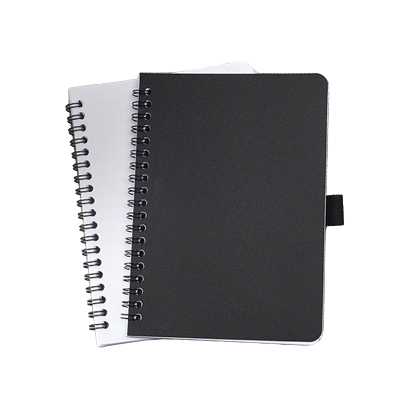 PP Black Coil Notebook